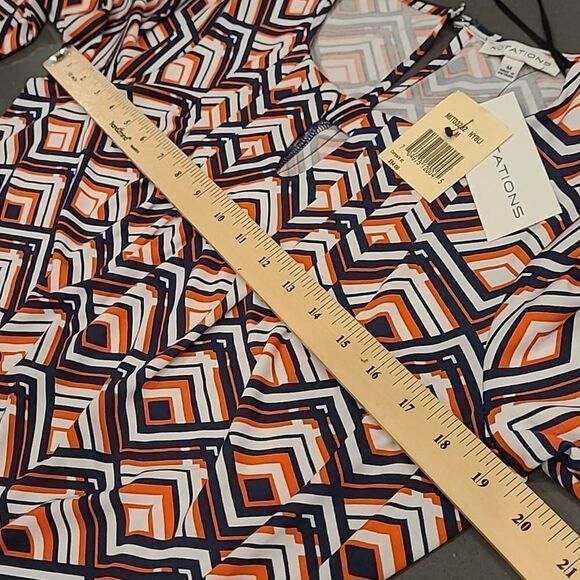 Notations Geometric Print Mini Dress - Picture 10 of 16